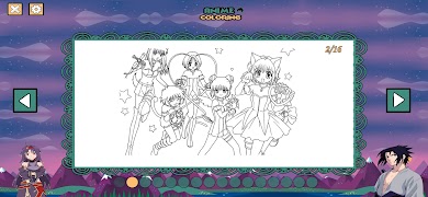 Anime Coloring screenshot 6