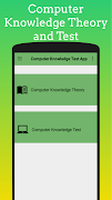 Computer Knowledge Test App 海报