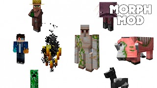 Morph Mod for MCPE Minecraft постер