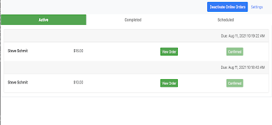 Real Time Ordering screenshot 2