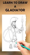 How to Draw Gladiator تصوير الشاشة 4