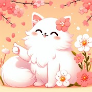 برنامه‌نما Spring Kitty Stickers عکس از صفحه