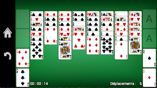 برنامه‌نما فری سل(FreeCell) عکس از صفحه