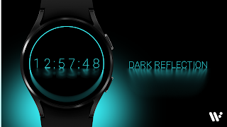 Dark Reflection Watch Face постер