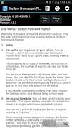 4 Schermata Student Homework Planner