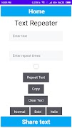Text Repeater: Repeat Text 10K screenshot 1
