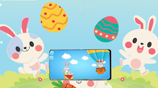 Happy Easter Bunny Game captura de pantalla 1