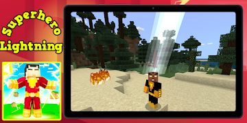 Superhero Lightning Mod-poster