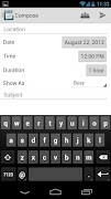 برنامه‌نما GW Calendar عکس از صفحه