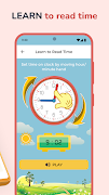 Kids Clock Learning скриншот 1
