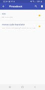 برنامهنما Morse translator عکس از صفحه