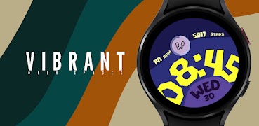 Vibrant Watch Face poster