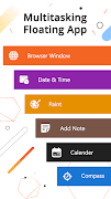 Multitasking with Floating app windows 海報