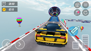 4 Schermata Superhero Car: Mega Ramp Games