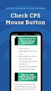 برنامهنما Right Click Cps Test عکس از صفحه