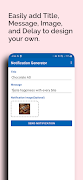 برنامهنما Notification Generator عکس از صفحه