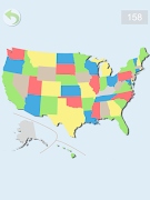 QuestiOnMap quiz. Geography Ga screenshot 1