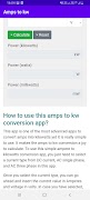 AMPs to KW (Kilowatts) スクリーンショット 1