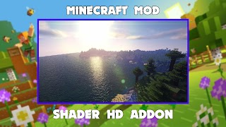 Shader HD Mod for Minecraft PE poster