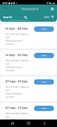 Regen Solutions E Timesheets 스크린샷 1