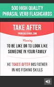 برنامه‌نما Phrasal Verbs Cards: Learn Eng عکس از صفحه