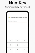 NumKey: Numeric Only Keyboard पोस्टर