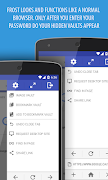 برنامه‌نما Frost - Private Browser عکس از صفحه