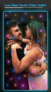 Love Beat Music Video Maker imagem de tela 1