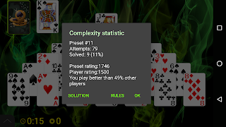 6 Schermata Pyramid Golf Solitaire