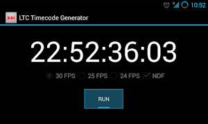 LTC Timecode Generator screenshot 1