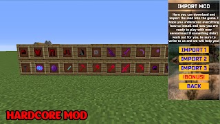 Hardcore Mod For Minecraft PE تصوير الشاشة 5