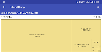 برنامه‌نما Storage Map عکس از صفحه