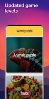 Word puzzle game: animal, fruit & countries تصوير الشاشة 3