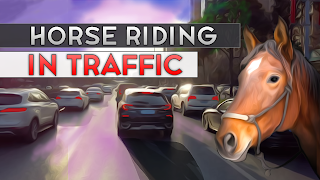 Horse Riding in Traffic screenshot 1