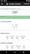 Complex numbers calculator Cartaz