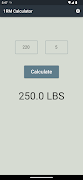1 Rep Max Calculator Screenshot 1