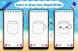 Learn to Draw Drinks & Juices Ekran Görüntüsü 3