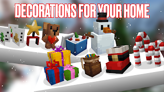 برنامه‌نما Christmas Minecraft: Decor Mod عکس از صفحه