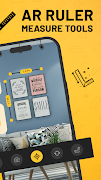 برنامهنما AR Ruler - Tape Measure Tool عکس از صفحه