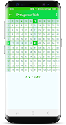 Multiplication table screenshot 7