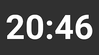 7 Schermata Orologio da tavolo digitale