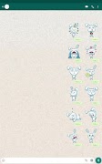 WASticker Apps Bunny Sticker Pack স্ক্রিনশট 2