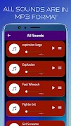 برنامه‌نما Sound Effects Action For Edit عکس از صفحه