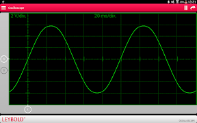 برنامه‌نما Oscilloscope عکس از صفحه