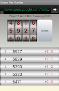 Guess the Number ภาพหน้าจอ 6