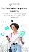 7 Schermata BNESIM: L'app eSim e chiamate