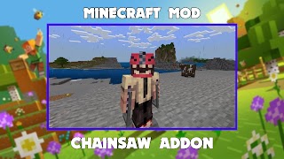 Chainsaw Mod for Minecraft PE ポスター
