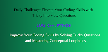 Java Tricky Questions 포스터