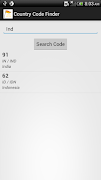 Country Code Finder スクリーンショット 2