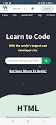 W3Schools : Learn To Code Ekran Görüntüsü 1